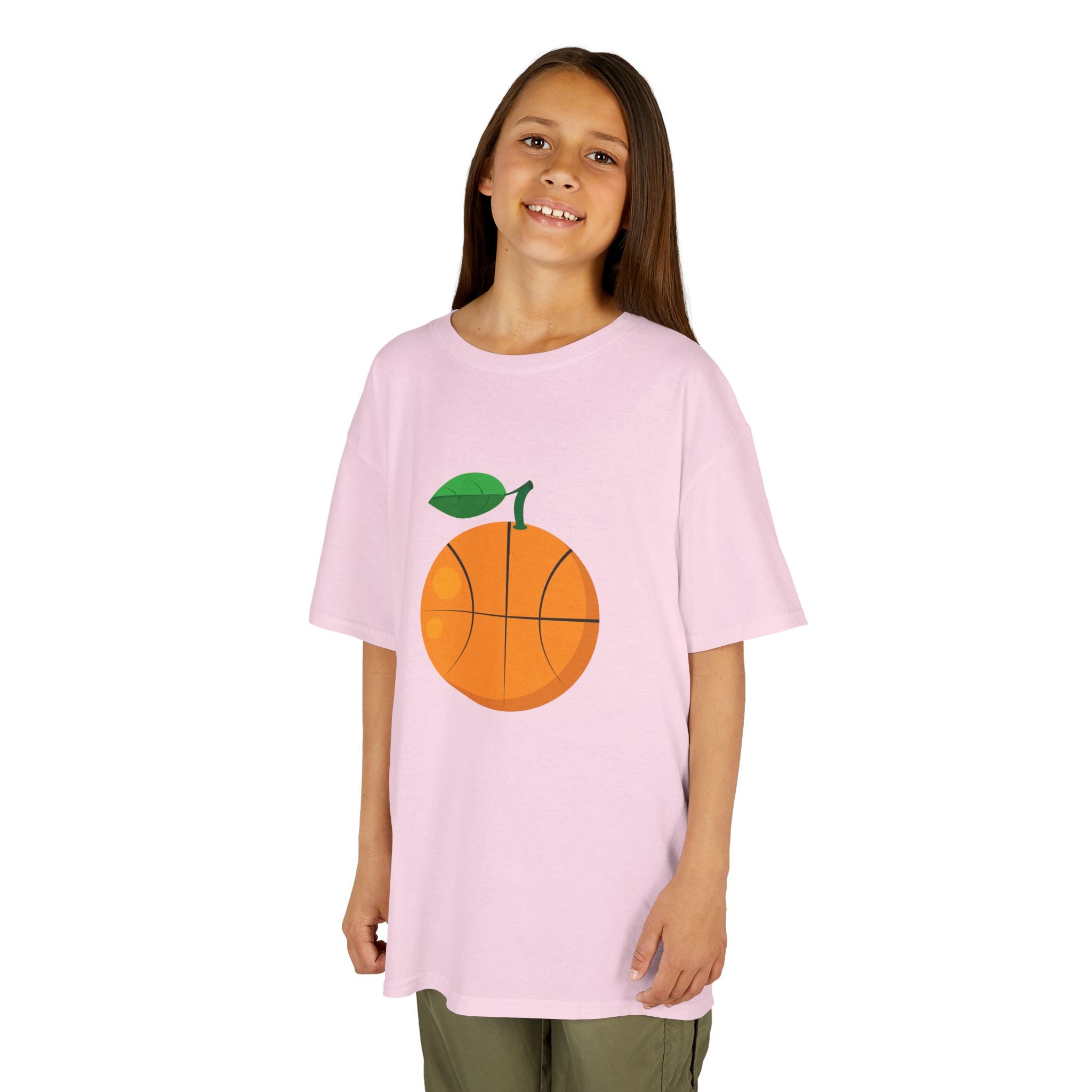 Orange Basketball Youth Tee
