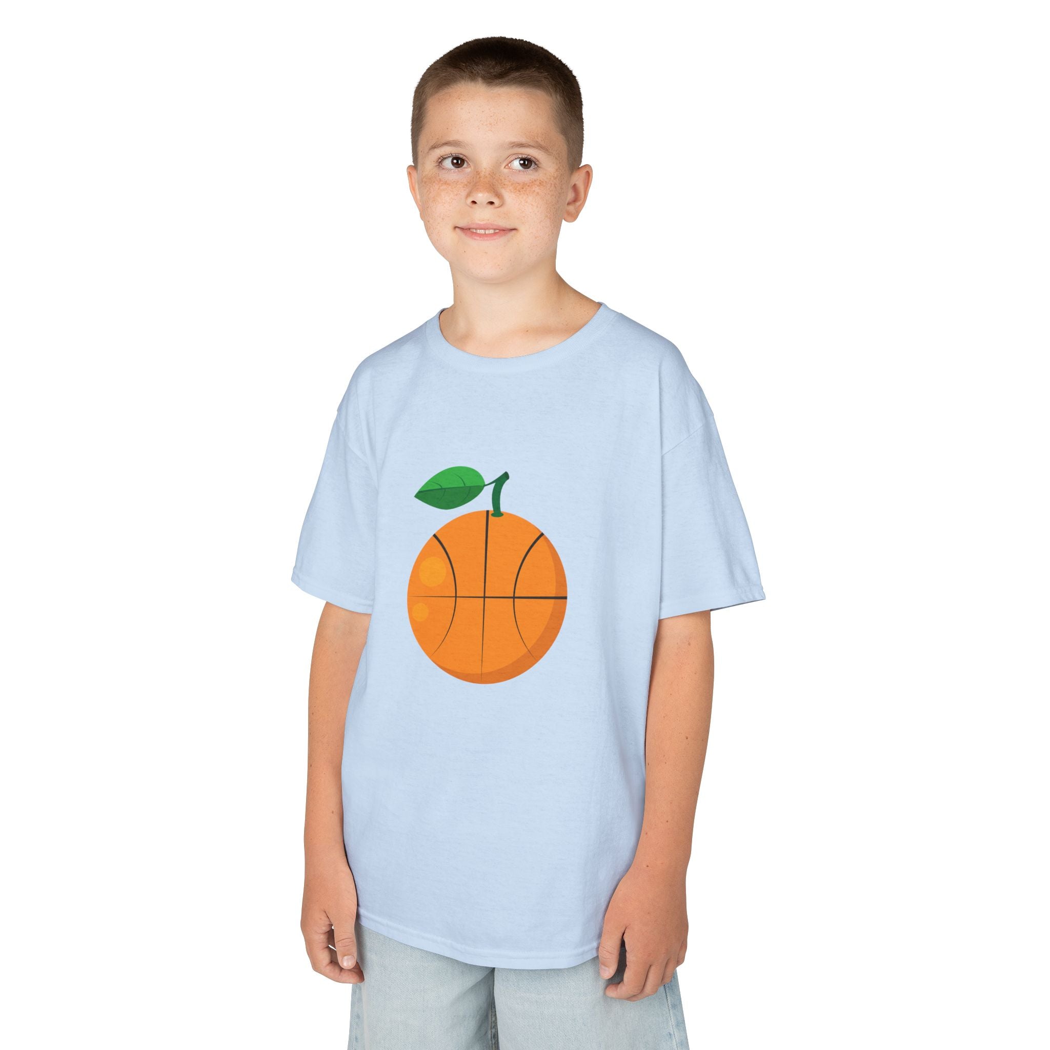 Orange Basketball Youth Tee