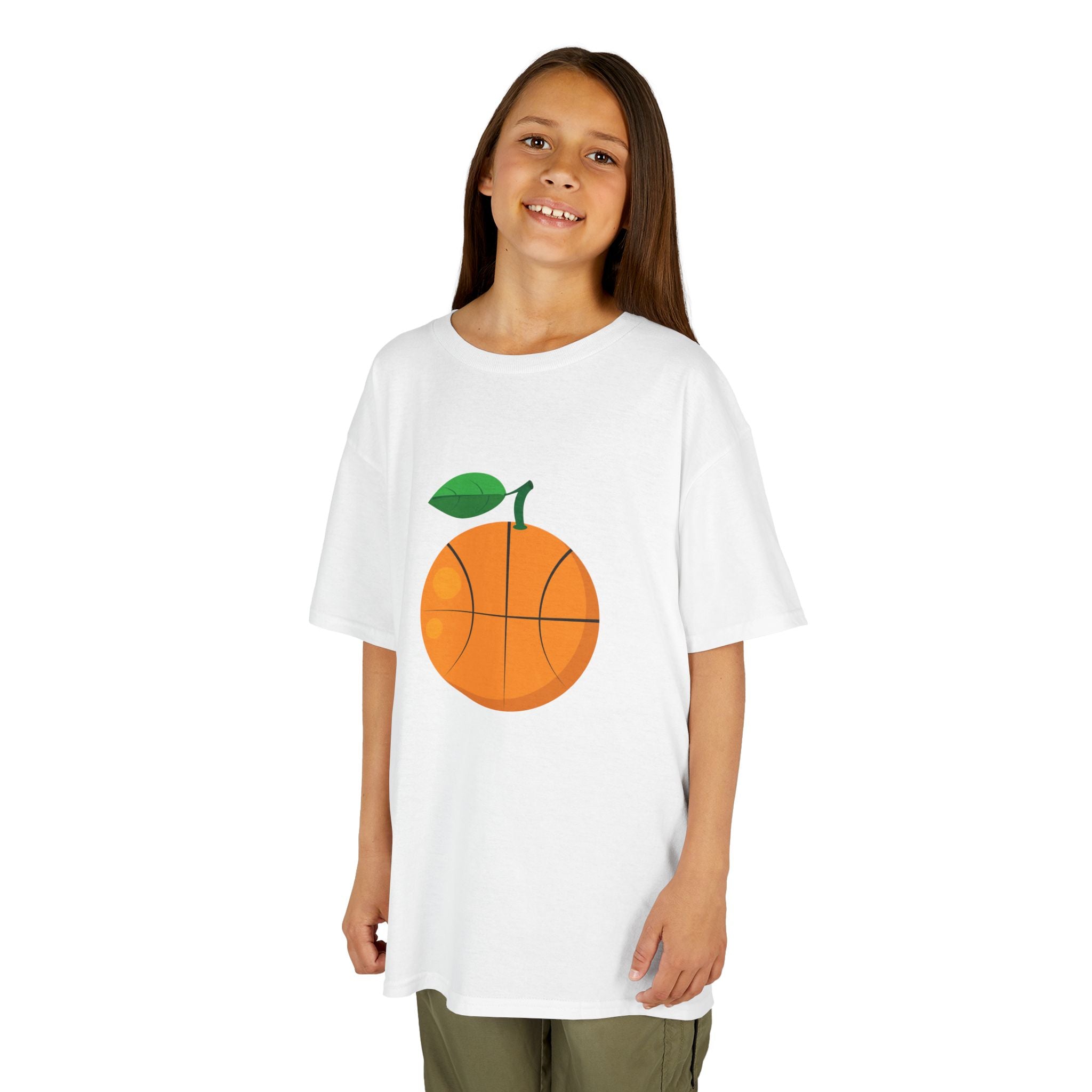 Orange Basketball Youth Tee