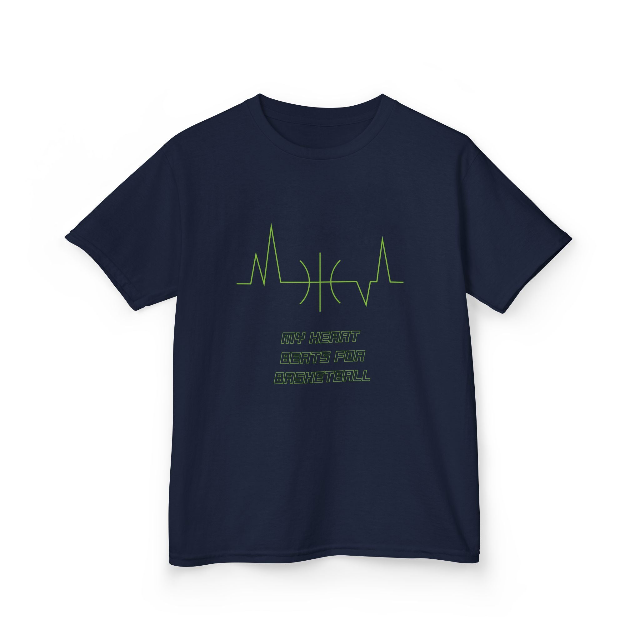 My Heart Beats For Basketball Youth Tee