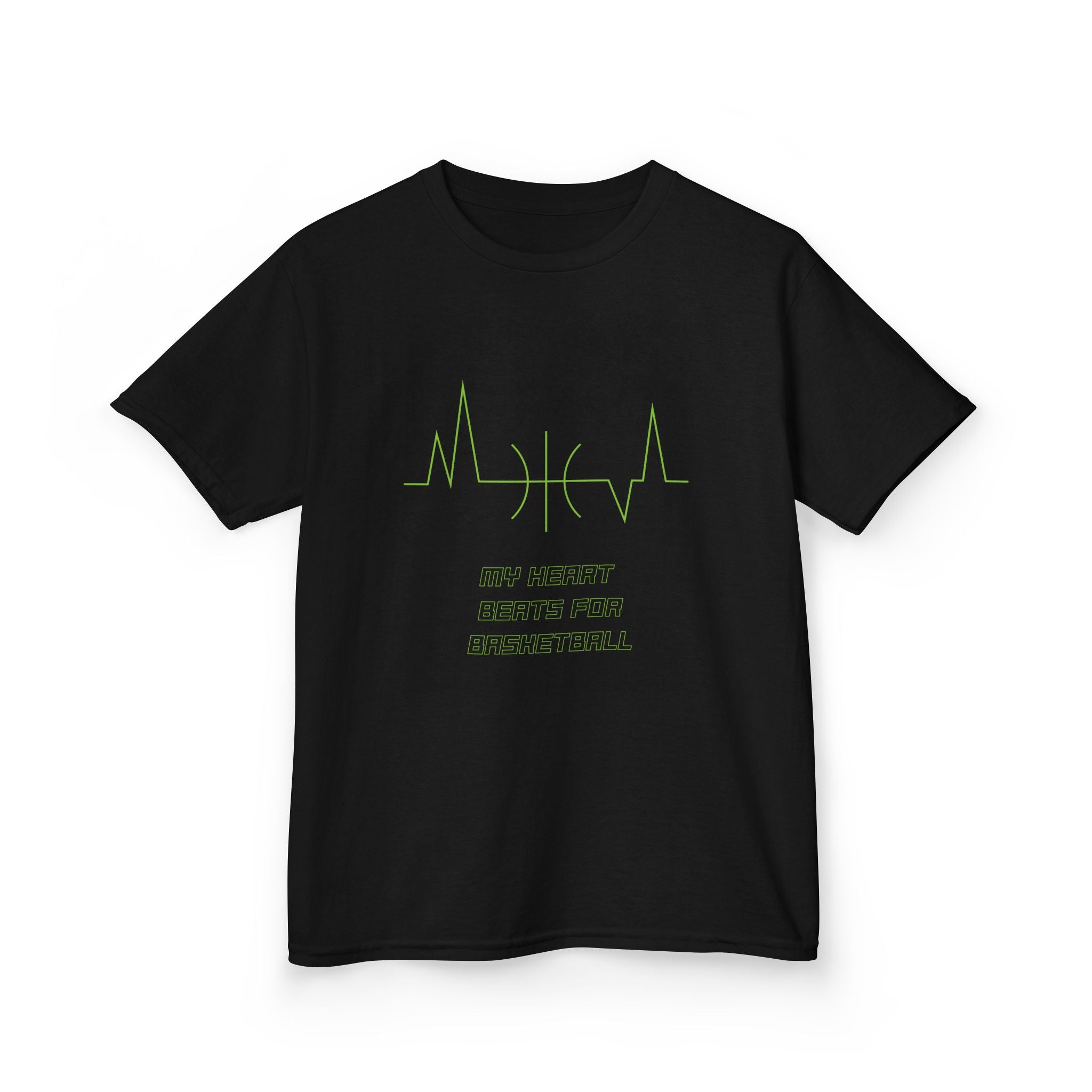 My Heart Beats For Basketball Youth Tee