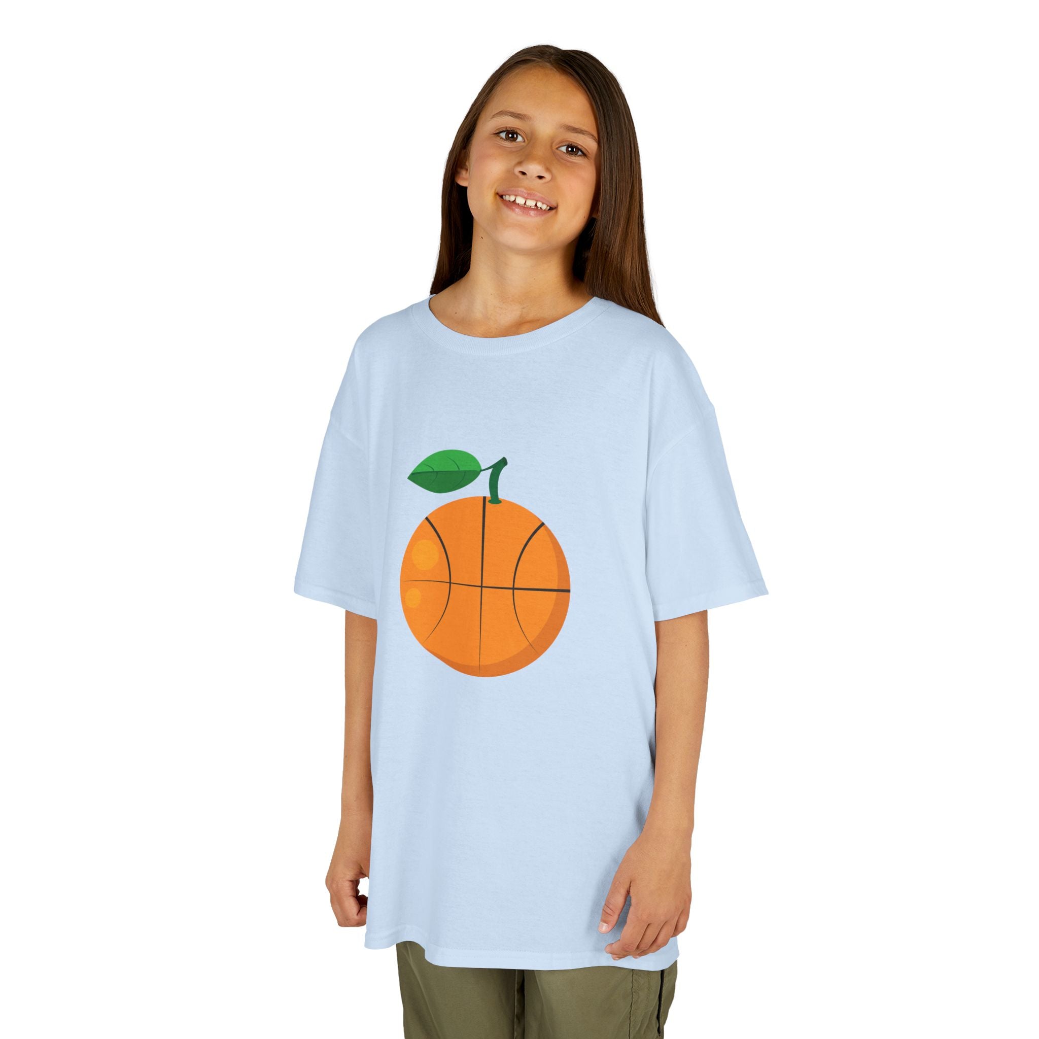 Orange Basketball Youth Tee